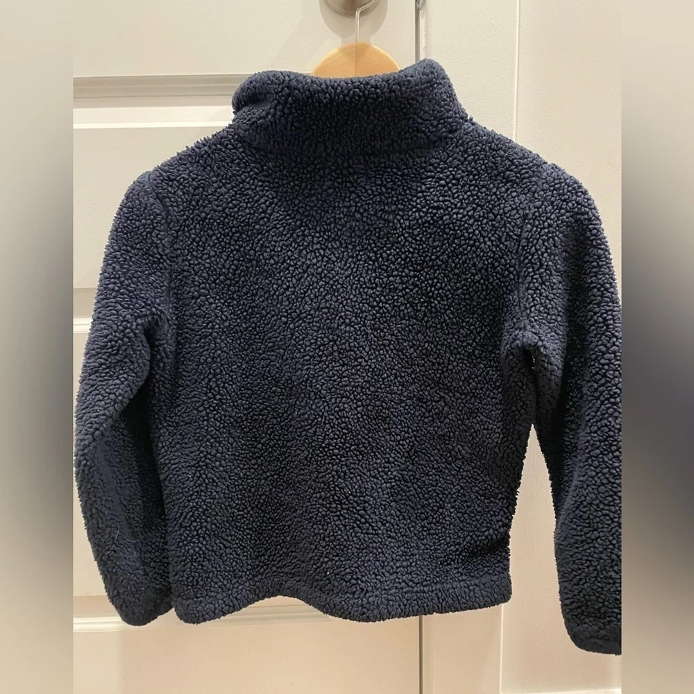 Crewcuts Kids Pullover Sherpa Fleece with zipper